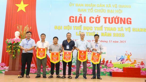 ♟️ GIẢI CỜ TƯỚNG TRONG CHƯƠNG TRÌNH ĐẠI HỘI THỂ DỤC THỂ THAO XÃ VỆ GIANG LẦN THỨ NHẤT THÀNH CÔNG TỐT ĐẸP ♟️