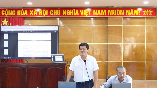 UBND XÃ VỆ GIANG TỔ CHỨC CUỘC HỌP BAN CHỈ HUY PHÒNG THỦ DÂN SỰ TRIỂN KHAI CÔNG TÁC PHÒNG, CHỐNG CƠN BÃO SỐ 13 (BÃO KALMAEGI)