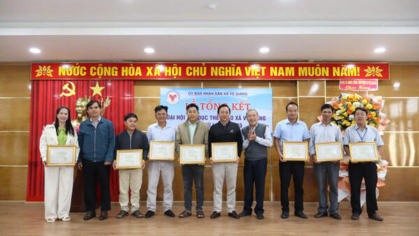 XÃ VỆ GIANG TỔ CHỨC HỘI NGHỊ TỔNG KẾT ĐẠI HỘI THỂ DỤC THỂ THAO LẦN THỨ I NĂM 2025