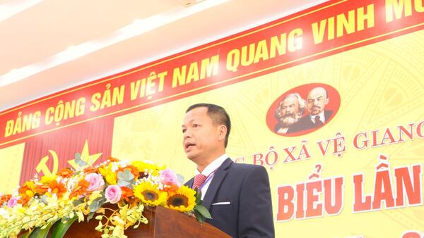 ĐẢNG BỘ XÃ VỆ GIANG TỔ CHỨC THÀNH CÔNG ĐẠI HỘI ĐẠI BIỂU LẦN THỨ I, NHIỆM KỲ 2025- 2030